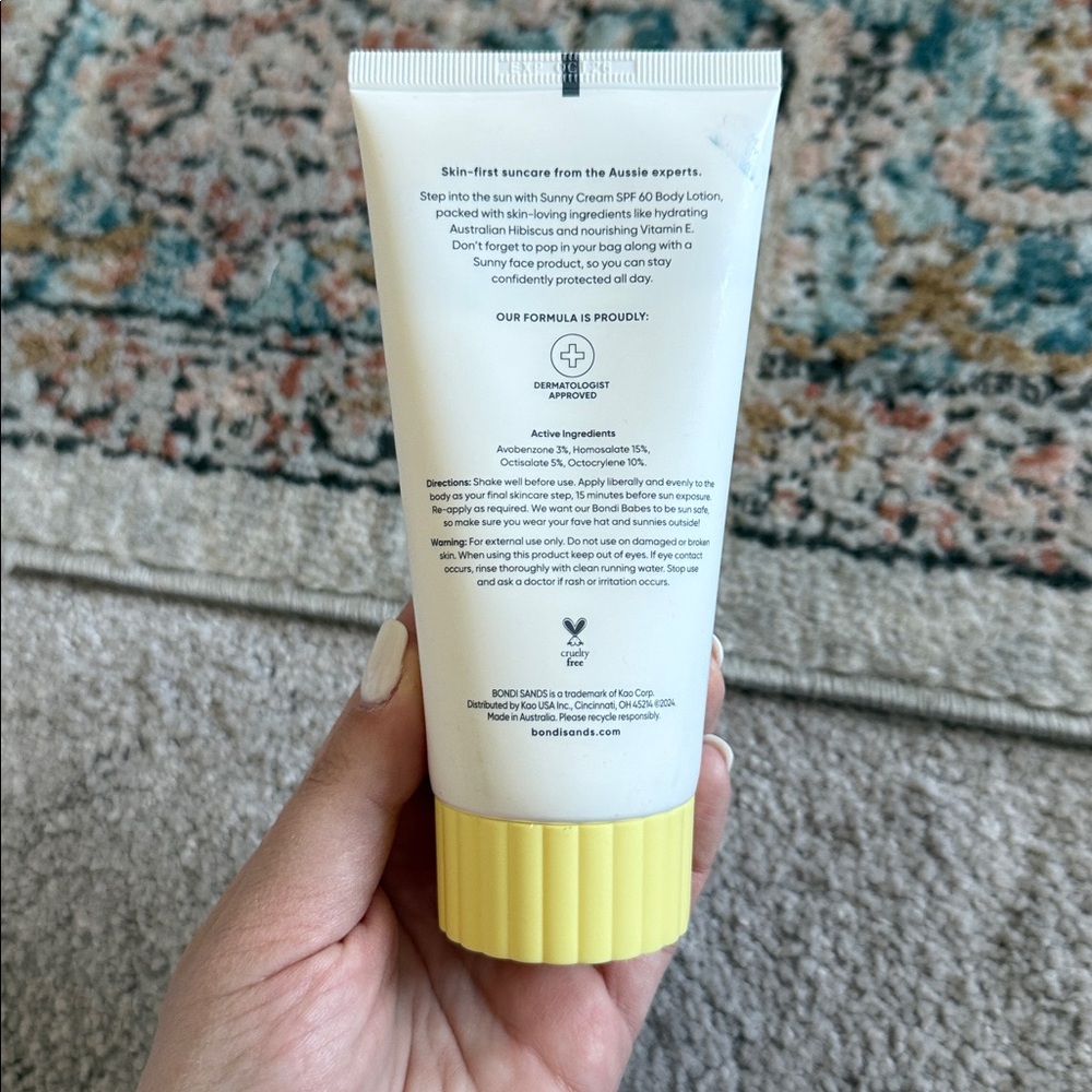 NEW- Bondi Sands Sunny Cream SPF 60 Body Lotion Sunscreen - Picture 4 of 7
